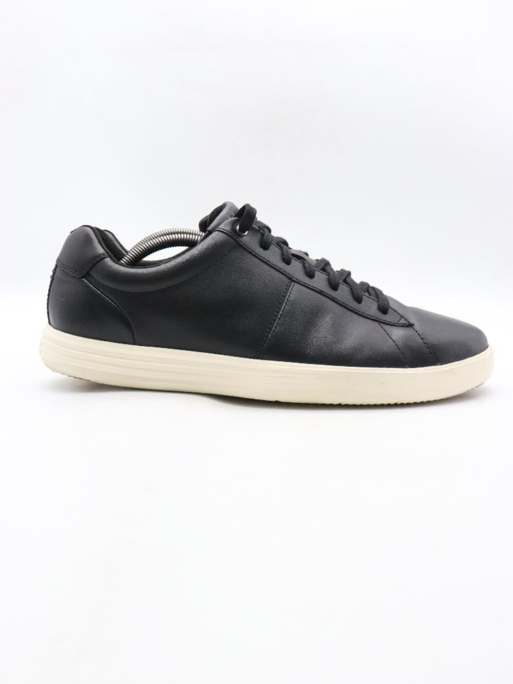 Cole Haan Reagan Sneakers Men's 11.5 Black Leather Lace-Up Casual Shoes C32499